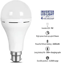 Haale LED Rechargeable Emergency Bulb with B22 Base, Inverter Bulb Upto 4 Hrs Built-in Power Backup, White Color-thumb2