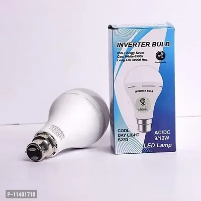 Eco Smart Rechargeable Emergency Inverter LED Bulb B22 12-Watt - White