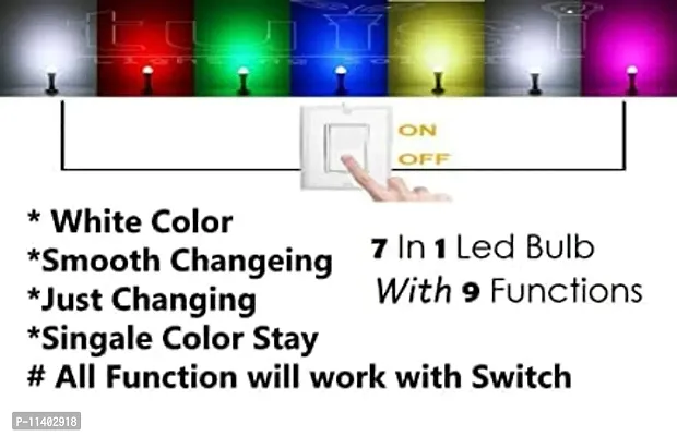 ESPtronics (5 Pcs) Multicolors B22d DOB (Direct On Board) 7 Color LED Bulb LED Bulb Raw Material led bulb part light-thumb4