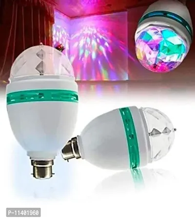 super electric and hardware india Disco Light, Gola LED Bulb, Rotating LED Blub, Diwali Christmas Decoration Led Bulb,set of 2