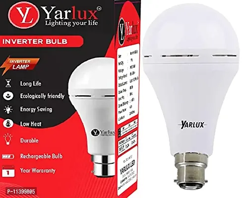 Yarlux Rechargeable Emergency Inverter Bulb 9-Watts (White)-thumb2