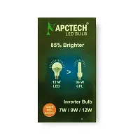 APCTECH 9 Watts LED White Emergency Bulb with inbuilt battery, Pack of 1-thumb2