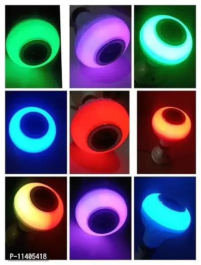 Music Bulb12-Watts Led Multicolor Light Bulb With Bluetooth Speaker And Remote Control(Pack Of 1)-thumb2