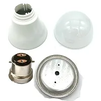 Led Bulb Body housing B22 cap Best for led bulbs and project works LightingKart (Pack of 10) (57mm(Plastic Housing))-thumb1