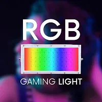 50 Watts Super Bright LED RGB Gaming Light Bulb Setup with Remote (White Red Blue Green Multicolour)-thumb1