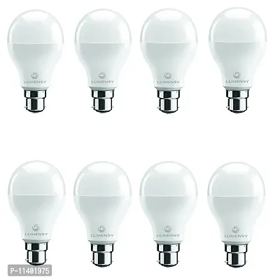 LUMENSY LED BULB 7W B22 WITH WARRANTY PACK OF 8 COOL WHITE,