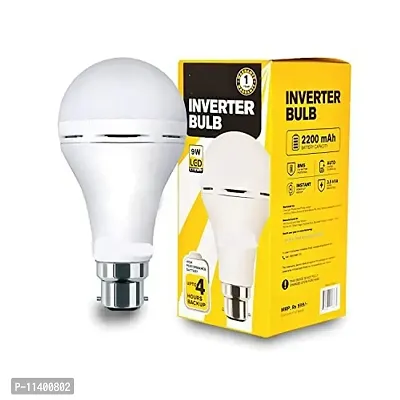 Bright Inverter Led Bulb 9W B22 , Rechargeable & Emergency Backup 4 Hours ( White ) (2)-thumb2