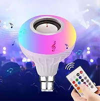 edg EDGE LED Remote Bulb with Bluetooth Speaker Music Light Ball Bulb Colourful Lamp with Remote Control for Home,Bedroom,Living Room,Party Compatible for All Device(PACK OF -1 ) Random Colour-thumb3