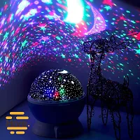 Hive - 360 Degree Rotating Star Moon Night Light Lamp, Star Master Colorful LED Galaxy Projector with USB Cable | Best Gift for Diwali, Birthday, Christmas (Pack of 1)-thumb2