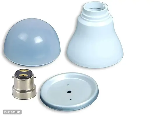 Onas LED Bulb Housing raw material Use for 5 watt,7 Watt and 9 Watt With B-22 CAP Pack of 15 Light . ()