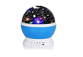 Master Star Rotating 360 Degree Plastic Galaxy Colorful Moon Romantic Cosmos LED Sky Night Light Lamp Projector USB Cable, Dream Color Changing Projection Lamp for Kids Room/Bedroom/Decoration Bulb-thumb3
