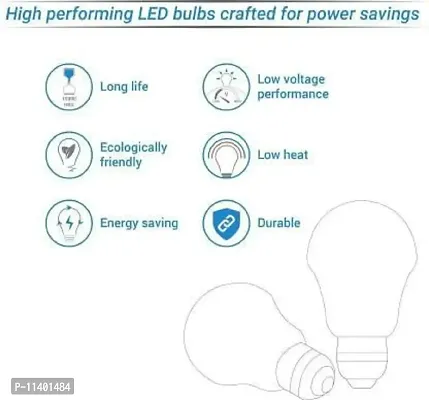 Riya Mini 0.5 Watt Led Light Bulb Zero Watt Night Bulb (White, Pack of 5)-thumb2
