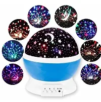 CHOOSY Plastic Glass Rotating 4 Mode Sky Star Master Mini Projector Lamp for Kid's Room/Home Decoration (Assorted Colour)-thumb1