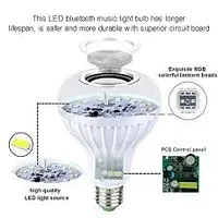 Multicolor Changing Musical Bulb12-Watt Led Light Bulb With Bluetooth Speaker and Remote Controled Light Changing for Party, Home, Halloween Festival Decorations-thumb4