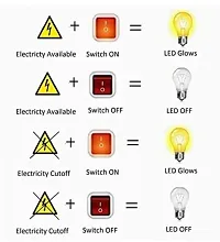 ???????????? 12 watt Led Rechargeable Cool Daylight Inverter Bulb, Emergency Light, (Pack Of 4)-thumb3
