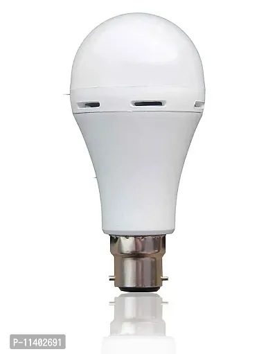 Generic Pack Of 2 Ac Dc Led Emergency Rechargeable Bulb 12 To 15 Watt Bulb Emergency Light (Milky White 2,B22D,A21)-thumb5