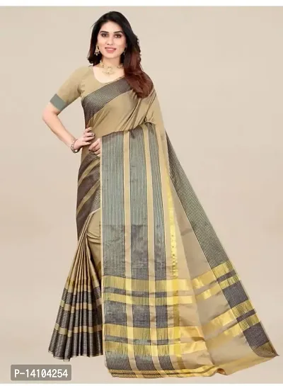 Beautiful Cotton Saree with Blouse Piece For Women