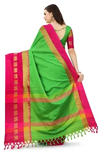 Self Design Kanjivaram Art Silk Saree Pink Light Green-thumb3