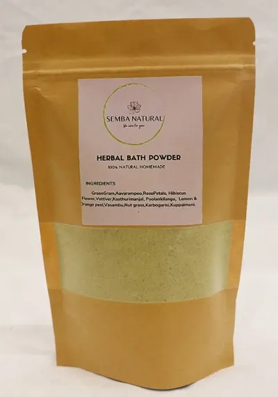 SEMBA NATURAL 100% Natural Herbal Bath Powder with 15 Herbs (Nalangu Maavu) 500g