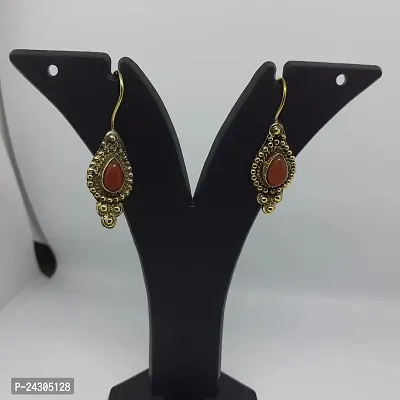 Elegant Brass Earrings For Women-thumb0