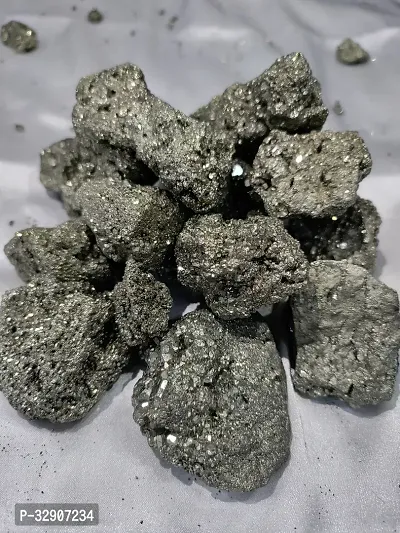 Crystal Pop Raw Peru Pyrite Stone-thumb0