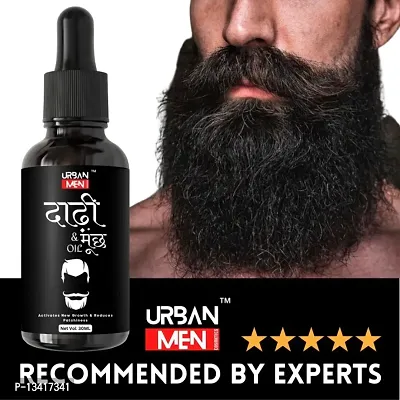 Advanced URBAN MEN Beard Hair Growth oil- best beard oil for mens,beard growth oil,patchy beard growth,dadhi oil,mooch oil,dadhi ugane wala oil,advanced beard growth oil,orignal beard oil,beard growth-thumb0