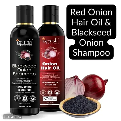 Blackseed Onion Methi Onion Oil And Hair Shampoo Pack Of 1