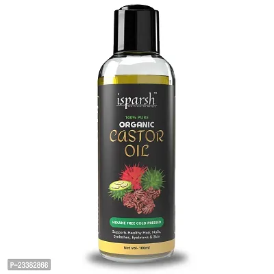 Cold-Pressed 100% Pure Castor Oil - For Hair Growth | castor oil | castor oil for eyebrows | castor hair oil | castor oil for eyelashes | castor oil for skin | castor oil for hair growth--thumb0