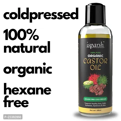 Cold-Pressed 100% Pure Castor Oil - For Hair Growth | castor oil | castor oil for eyebrows | castor hair oil | castor oil for eyelashes | castor oil for skin | castor oil for hair growth--thumb4