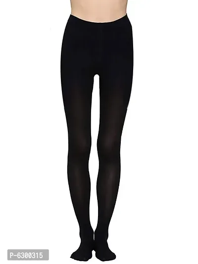 Stylish Black High Waist Pantyhose Stockings Stretch Sheer Tights For Women-thumb0