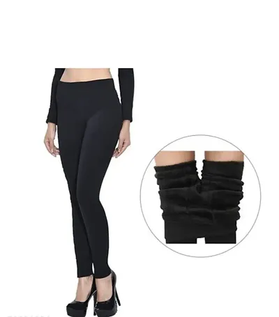 Stylish Women Woolen Warm Thermal Leggings For Winters