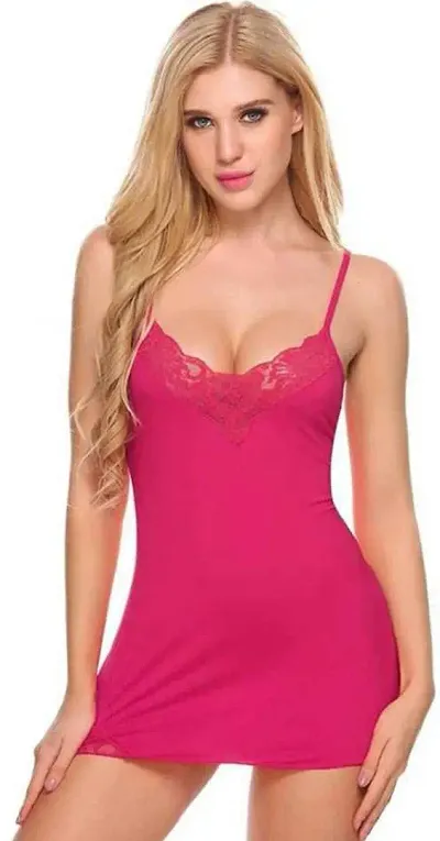 Buy ZXS STYLE Women Sexy Honeymoon Dress | Sexy Night Dress| First Night  Sexy Dress| Dress for Sex | Women's (Free Size, Pink) Online In India At  Discounted Prices