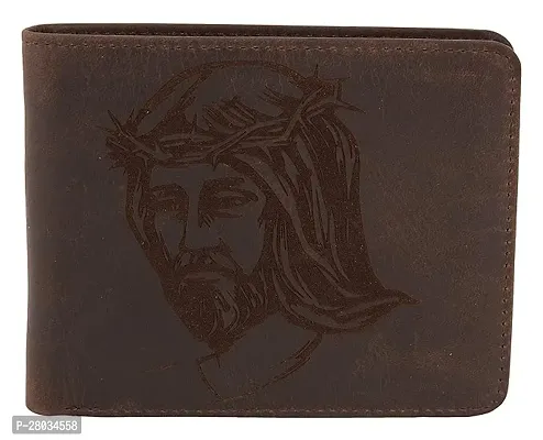 Salvation Engraved Genuine Leather Wallet for Men
