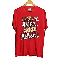 BRATMAZ Womens Regular Fit Cotton Tshirt for Tere Jesa Yaar Kahan Printed T-Shirt for Women-thumb4
