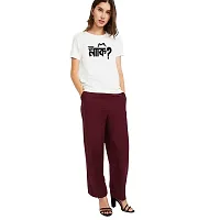 BRATMAZ Cotton Regular Fit Tshirt for Women's Casual Hobe Naki Printed Women Tshirt Half Sleeve T-Shirt-thumb1