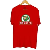 BRATMAZ Women's Regular Fit Cotton Tshirts Monster Printed Tshirts for Women-thumb5