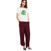 BRATMAZ Cotton Regular Fit Tshirt for Women's Casual Jibon to Noy Printed Women Tshirt Half Sleeve T-Shirt-thumb1