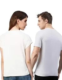 Bratma You Complete Me White Couple T-Shirt-Women-thumb2