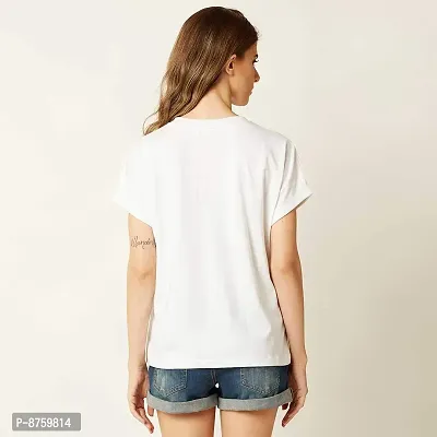 Bratma Holi T-Shirt Happy Holi White Women T-Shirt-thumb3