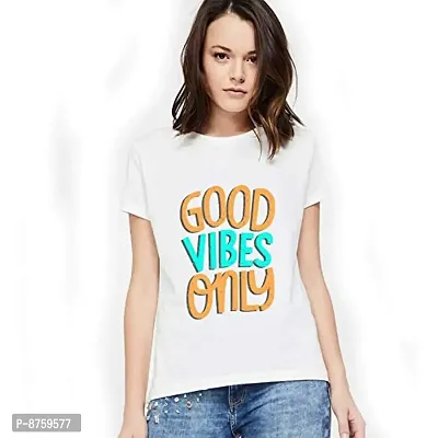 Buy Bratma Women's Regular Fit Cotton T-Shirt with Half Sleeve Round Neck -  Drama Queen Text Printed Casual Tees (Black, S) Online In India At  Discounted Prices