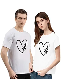 Bratma Love White Couple T-Shirt-Women-thumb1