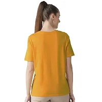 BRATMAZ Women's Regular Fit Cotton Tshirts Kalyug Ka Ravan Printed Tshirts for Women-thumb3