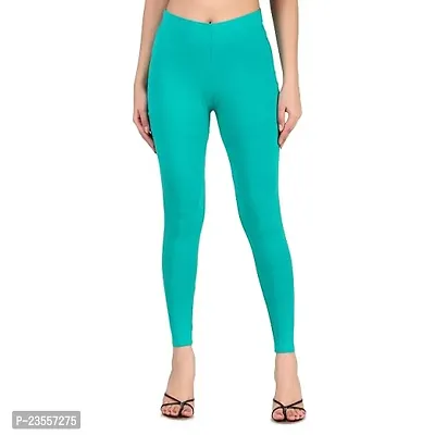 CO COLORS Women Solid Ankle Length Leggings-thumb0