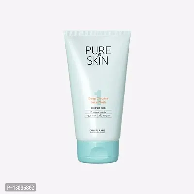 Oriflame PURE SKIN deep cleanse face wash - 150 ml - E-KAROBAAR-thumb3