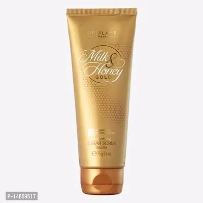 Milk And Honey Gold Smoothing Sugar Scrub Small Pack - 75 Grams-thumb0