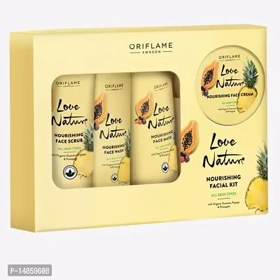 Nourishing Facial Kit With Organic Guarana, Papaya And Pineapple-thumb0