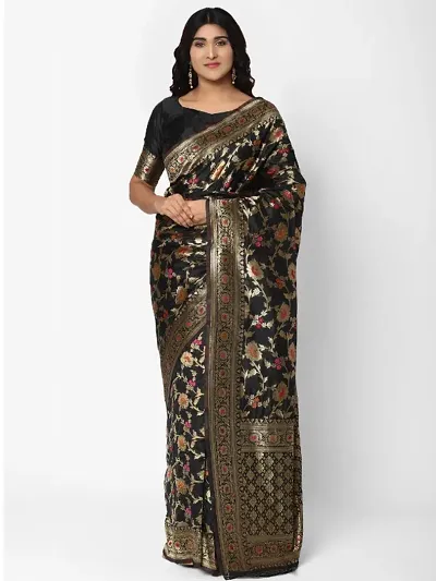 Art Silk Jacquard Saree with Blouse piece