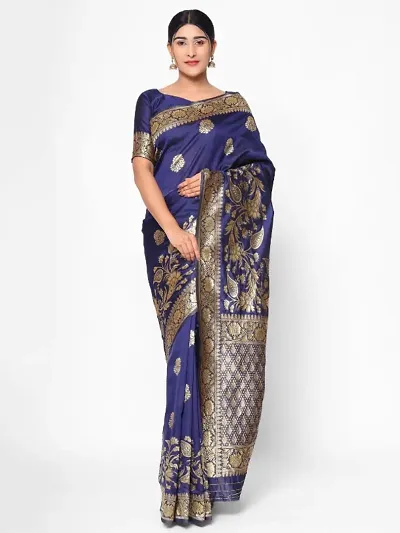 Art Silk Jacquard Saree with Blouse piece