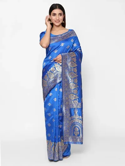 SHAVYA Woven Banarasi Saree For Women Color