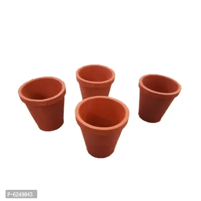 Clay tea cup 200 Ml set of 4